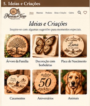 Ideias e Criações — Memórias do Tempo