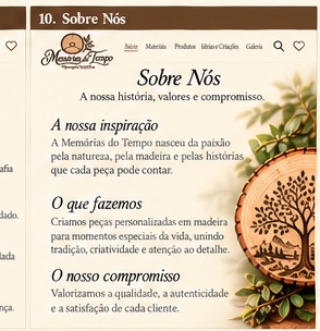 Sobre Nós — Memórias do Tempo